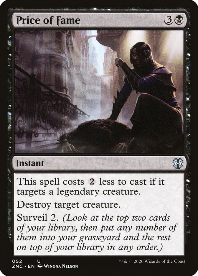 Price of Fame (52) [Zendikar Rising Commander]