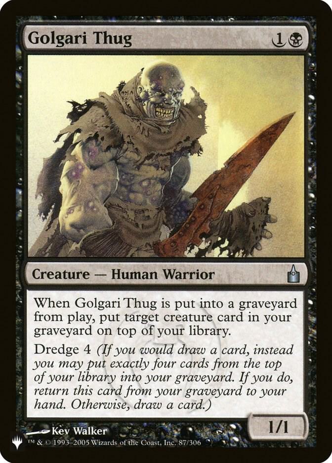 Golgari Thug (87/306) [The List]