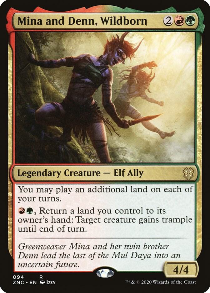 Mina and Denn, Wildborn (94) [Zendikar Rising Commander]