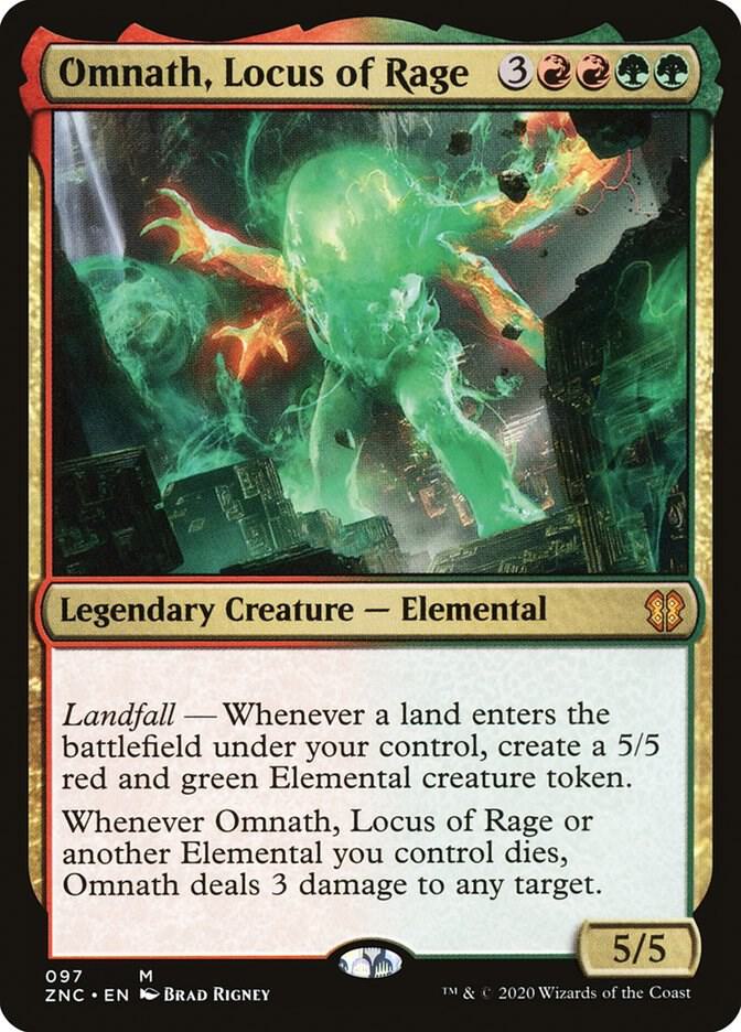 Omnath, Locus of Rage (97) [Zendikar Rising Commander]