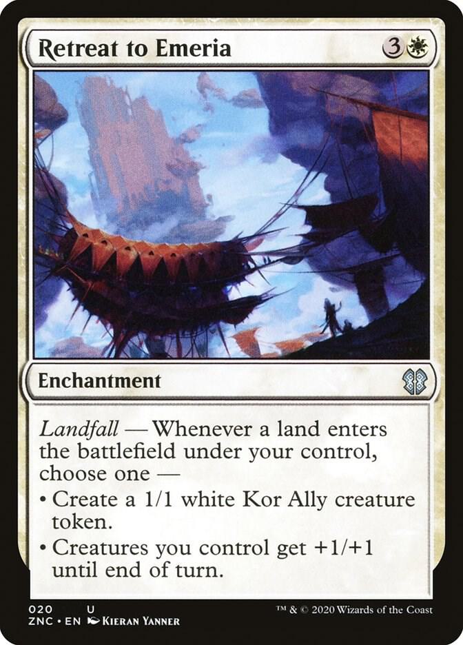 Retreat to Emeria (20) [Zendikar Rising Commander]