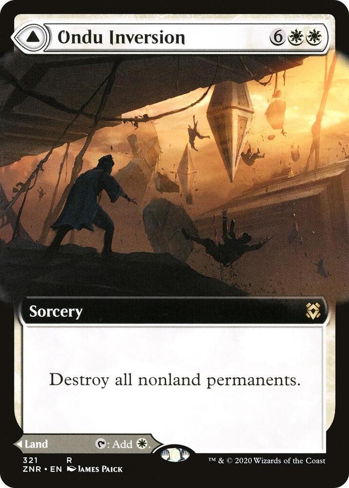 Ondu Inversion (Extended Art) (321) [Zendikar Rising] [Extended Art]