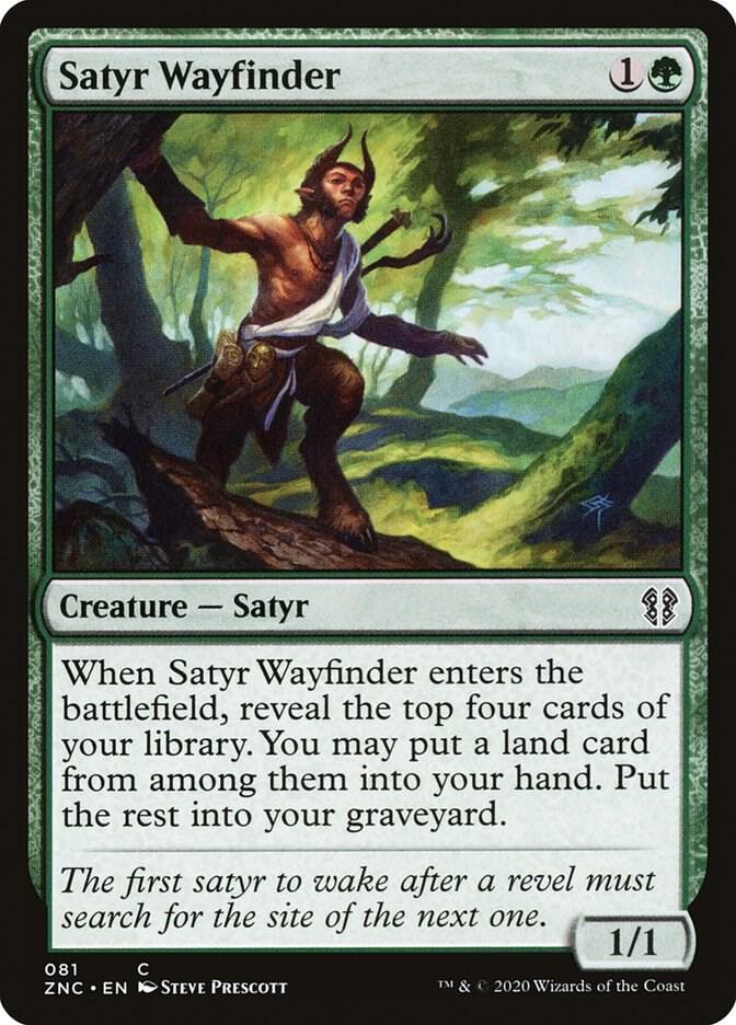 Satyr Wayfinder (81) [Zendikar Rising Commander]