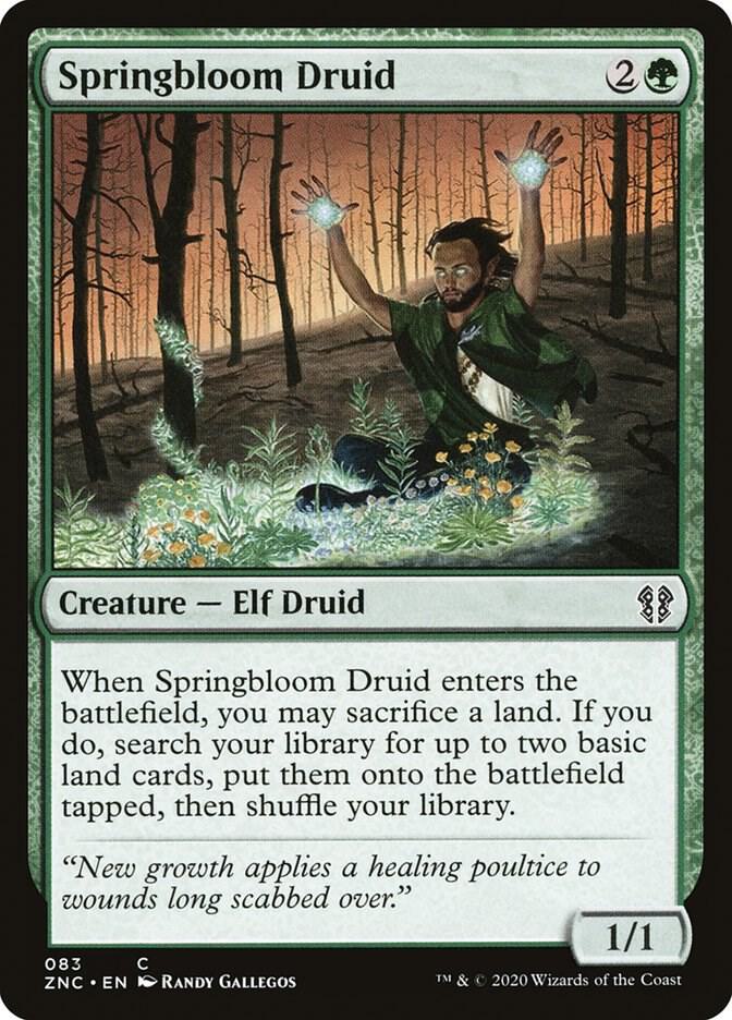Springbloom Druid (83) [Zendikar Rising Commander]