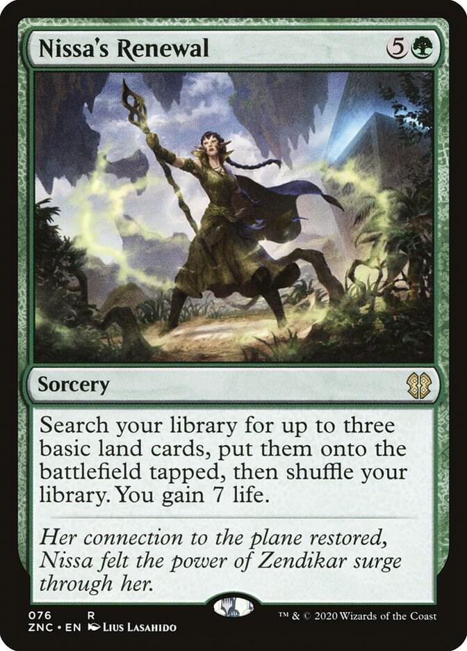 Nissa's Renewal (76) [Zendikar Rising Commander]