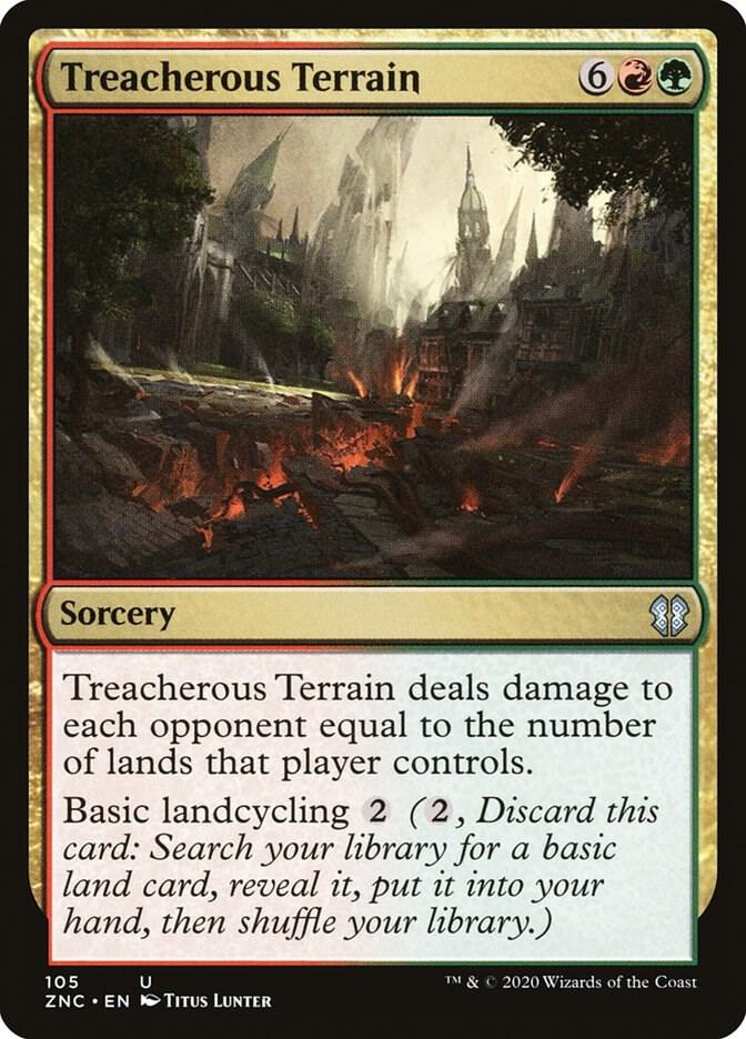 Treacherous Terrain (105) [Zendikar Rising Commander]