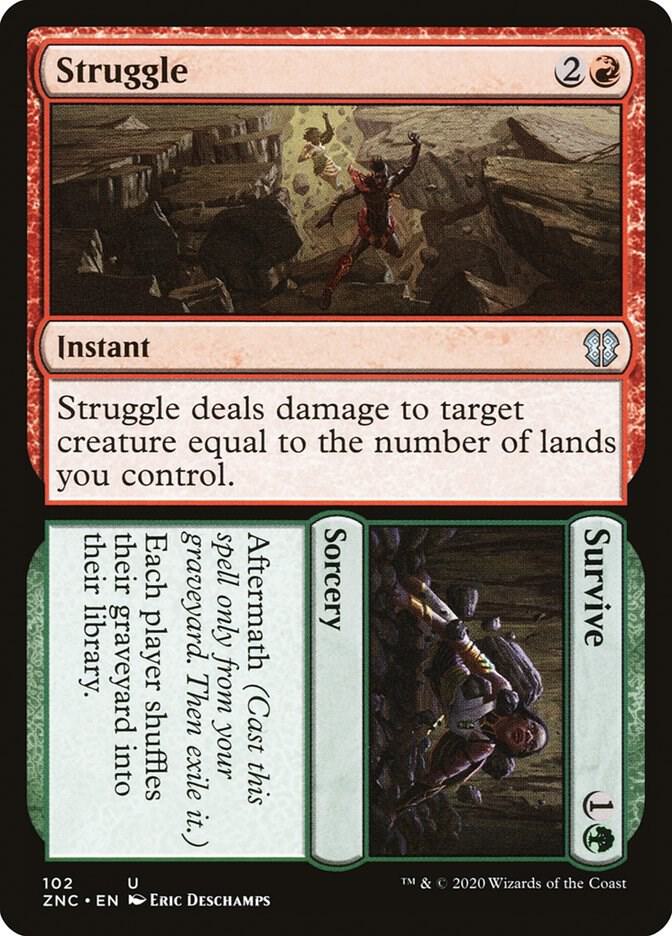 Struggle // Survive (102) [Zendikar Rising Commander]