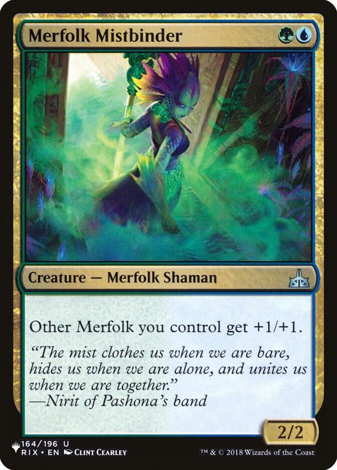 Merfolk Mistbinder (164/196) [The List]