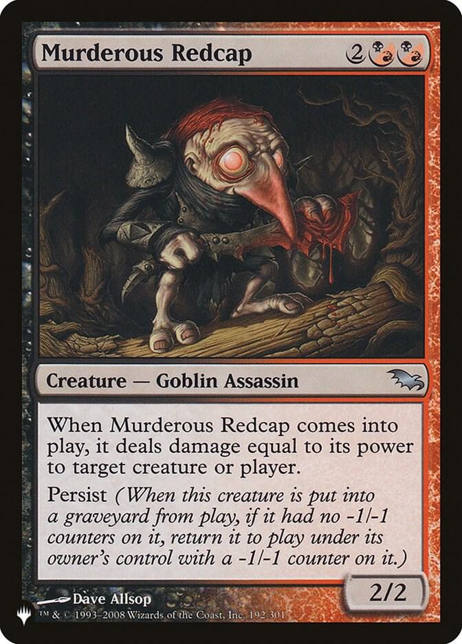 Murderous Redcap (192/301) [The List]