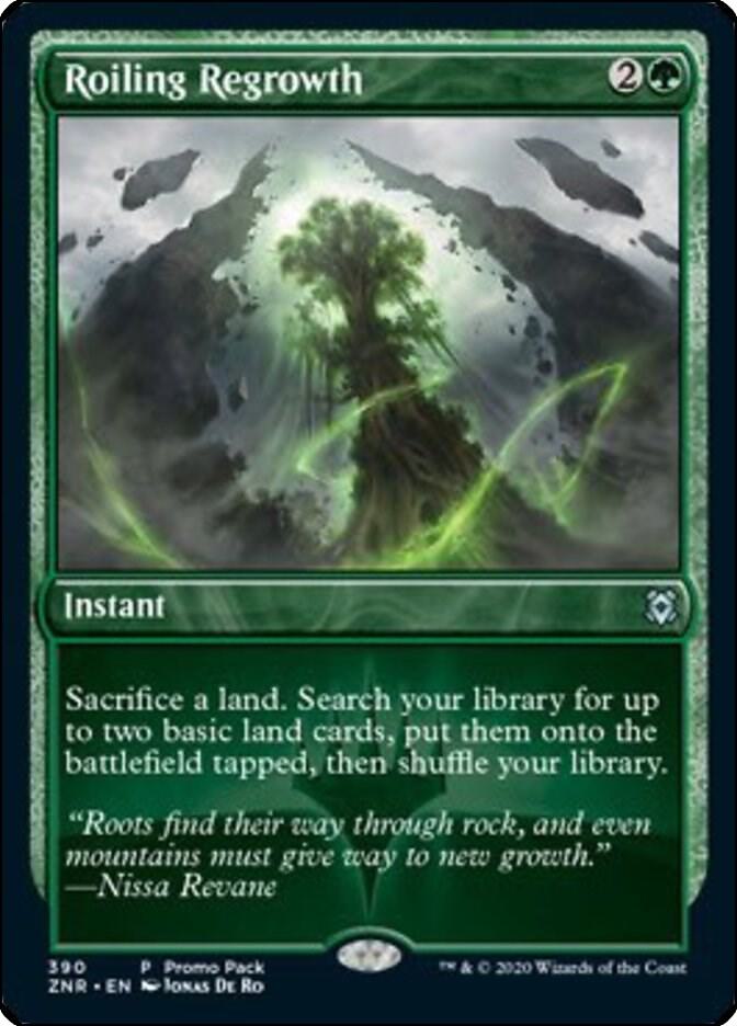 Roiling Regrowth (390) [Zendikar Rising Promos]