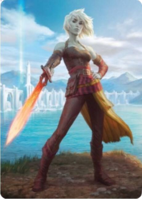 Nahiri, Heir of the Ancients Art Card (3/81) [Zendikar Rising Art Series]