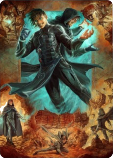 Jace, Mirror Mage Art Card (2/81) [Zendikar Rising Art Series]