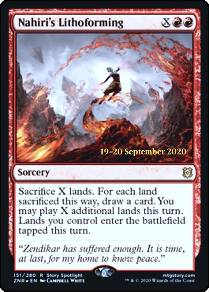 Nahiri's Lithoforming (151) [Prerelease Cards]