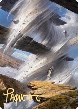 Plains Art Card (8/81) (Gold-Stamped Signature) [Zendikar Rising Art Series]