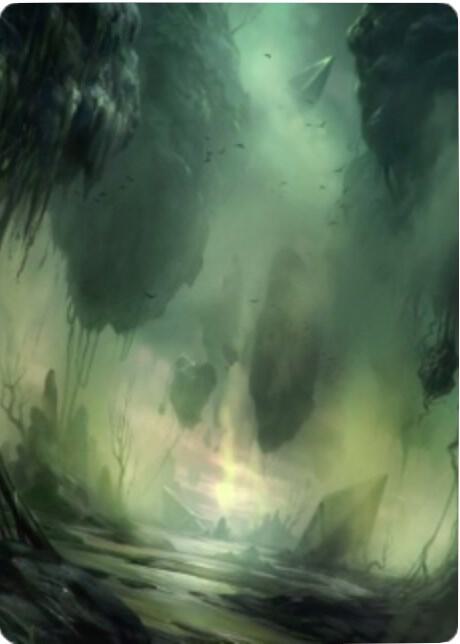 Swamp Art Card (13/81) [Zendikar Rising Art Series]