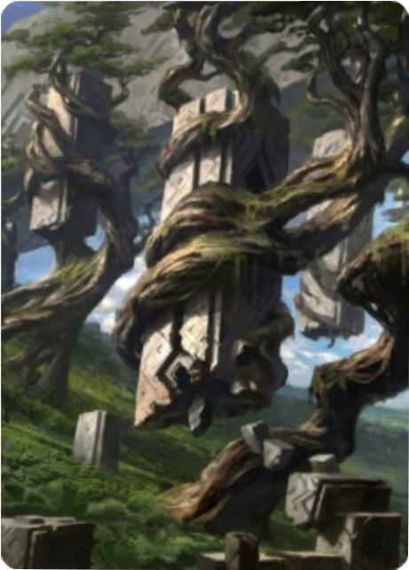 Forest Art Card (20/81) [Zendikar Rising Art Series]