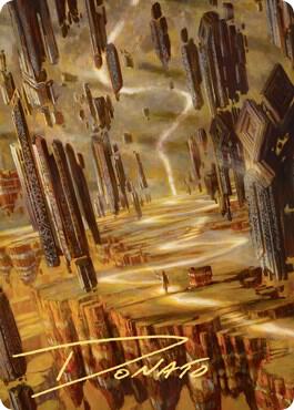 Brightclimb Pathway Art Card (Gold-Stamped Signature) (23) [Zendikar Rising Art Series]
