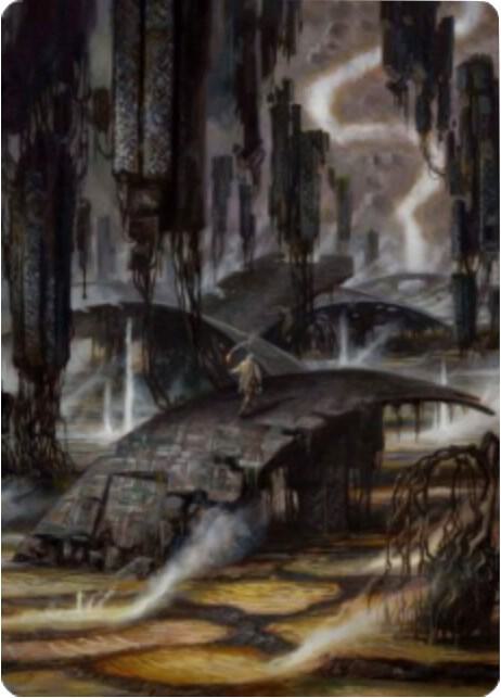 Grimclimb Pathway Art Card (24) [Zendikar Rising Art Series]