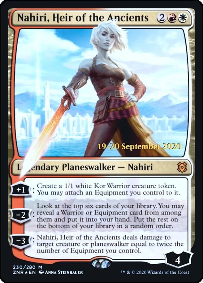 Nahiri, Heir of the Ancients (230) [Prerelease Cards]