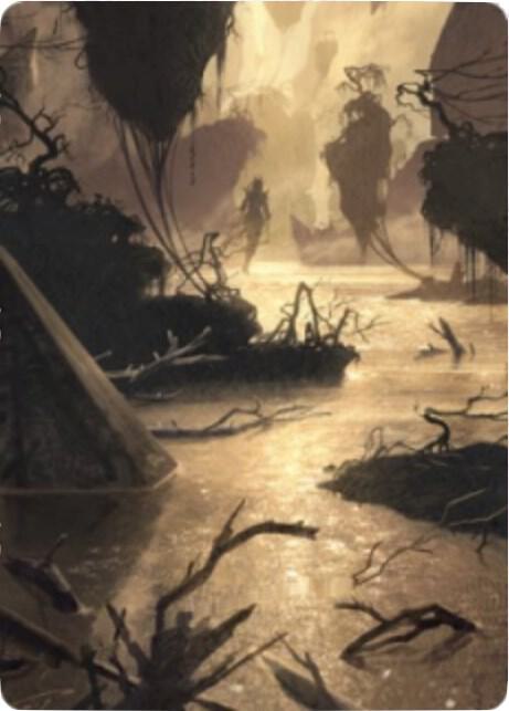 Murkwater Pathway Art Card (26) [Zendikar Rising Art Series]