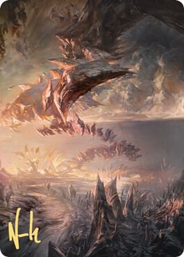 Needleverge Pathway Art Card (Gold-Stamped Signature) (27) [Zendikar Rising Art Series]