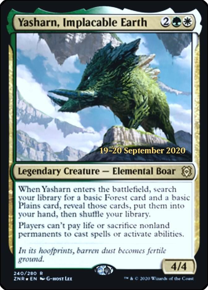 Yasharn, Implacable Earth (240) [Prerelease Cards]