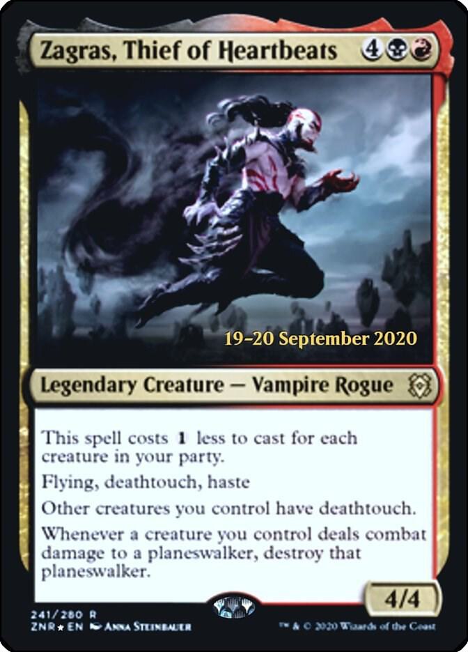 Zagras, Thief of Heartbeats (241) [Prerelease Cards]