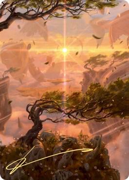 Windswept Heath Art Card (Gold-Stamped Signature) (30) [Zendikar Rising Art Series]