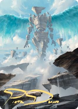 Celestial Colonnade Art Card (Gold-Stamped Signature) (33) [Zendikar Rising Art Series]