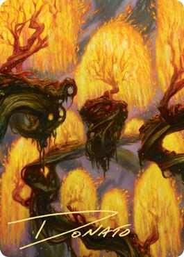 Grove of the Burnwillows Art Card (Gold-Stamped Signature) (34) [Zendikar Rising Art Series]