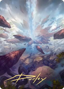 Prismatic Vista Art Card (Gold-Stamped Signature) (35) [Zendikar Rising Art Series]