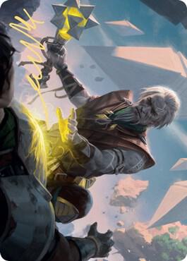 Expedition Healer Art Card (Gold-Stamped Signature) (39) [Zendikar Rising Art Series]