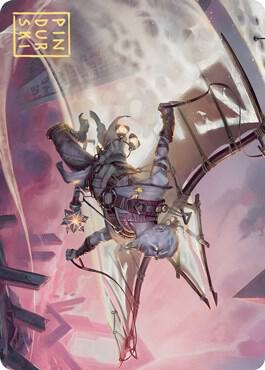 Kitesail Cleric Art Card (Gold-Stamped Signature) (40) [Zendikar Rising Art Series]