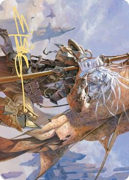 Sea Gate Banneret Art Card (Gold-Stamped Signature) (43) [Zendikar Rising Art Series]