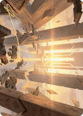 Skyclave Basilica Art Card (Gold-Stamped Signature) (44) [Zendikar Rising Art Series]