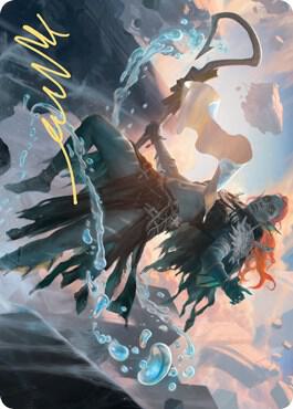 Expedition Diviner Art Card (Gold-Stamped Signature) (47) [Zendikar Rising Art Series]
