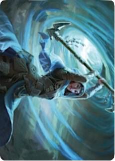 Sea Gate Stormcaller Art Card (50) [Zendikar Rising Art Series]