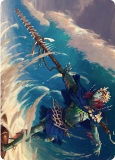 Tazeem Roilmage Art Card (51) [Zendikar Rising Art Series]