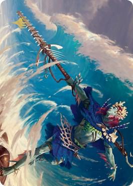 Tazeem Roilmage Art Card (Gold-Stamped) (51) [Zendikar Rising Art Series]