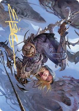 Blackbloom Rogue Art Card (Gold-Stamped Signature) (53) [Zendikar Rising Art Series]