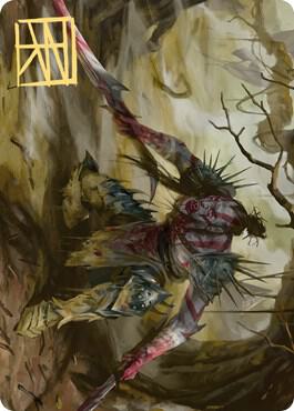 Highborn Vampire Art Card (Gold-Stamped Signature) (55) [Zendikar Rising Art Series]