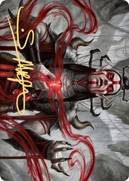 Malakir Blood-Priest Art Card (Gold-Stamped Signature) (56) [Zendikar Rising Art Series]