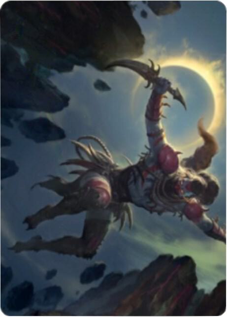 Nighthawk Scavenger Art Card (58) [Zendikar Rising Art Series]