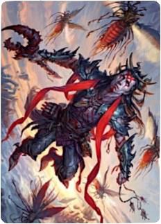 Scion of the Swarm Art Card (59) [Zendikar Rising Art Series]