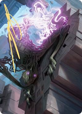 Skyclave Shade Art Card (Gold-Stamped Signature) (61) [Zendikar Rising Art Series]