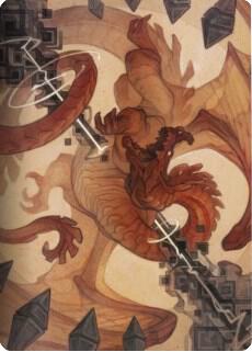 Soul Shatter Art Card (62) [Zendikar Rising Art Series]
