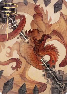 Soul Shatter Art Card (Gold-Stamped Signature) (62) [Zendikar Rising Art Series]