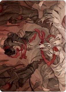 Thwart the Grave Art Card (64) [Zendikar Rising Art Series]