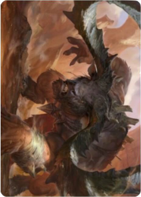 Moraug, Fury of Akoum Art Card (66) [Zendikar Rising Art Series]