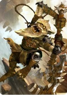 Teeterpeak Ambusher Art Card (67) [Zendikar Rising Art Series]